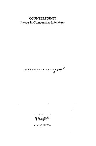 ﻿نقاط مقابل: مقاله هایی در ادبیات تطبیقی