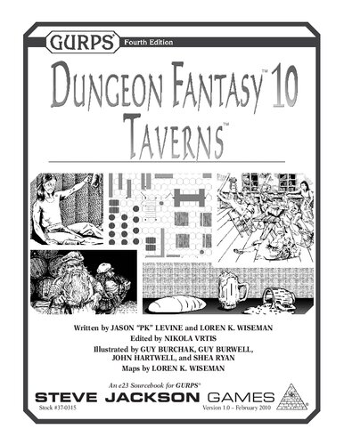 ﻿GURPS ویرایش 4. Dungeon Fantasy 10: Taverns