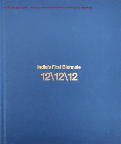 ﻿دوسالانه Kochi-Muziris (کتاب کاتالوگ 2012)