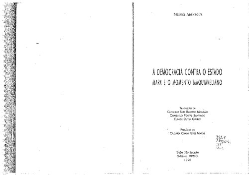 ﻿دموکراسی علیه دولت مارکس و لحظه ماکیاولی