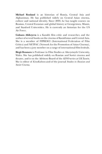 ﻿سینما در آسیای مرکزی: بازنویسی تاریخ های فرهنگی