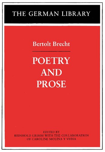 ﻿شعر و نثر: برتولت برشت (کتابخانه آلمانی)