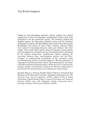 ﻿جهان تصور شده: باورهای جمعی و نظم سیاسی در جوامع بین المللی چین محور، اسلامی و جنوب شرقی آسیا