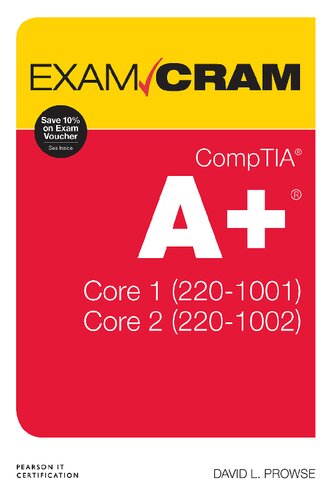 ﻿Comptia A Core 1 (220-1001) و Core 2 (220-1002) Exam Cram