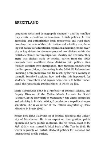 ﻿برگزیت لند: هویت، تنوع و تغییر شکل سیاست بریتانیا