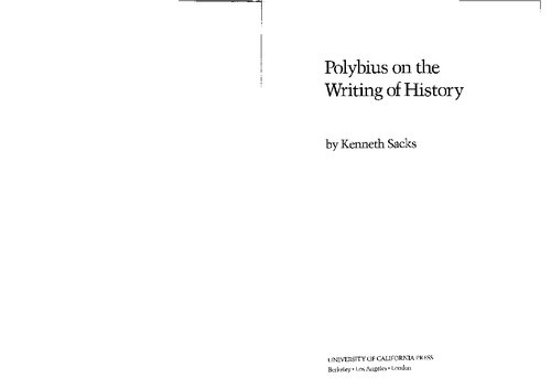 ﻿پولیبیوس در نگارش تاریخ