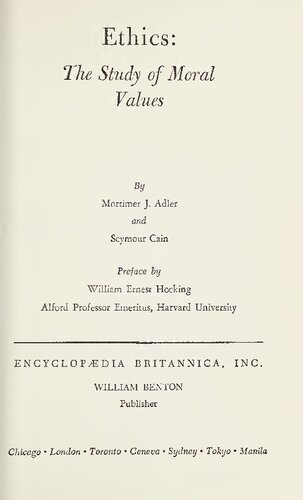 ﻿اخلاق: بررسی ارزش های اخلاقی