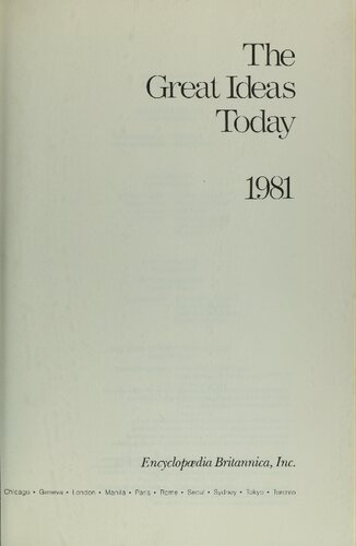 ﻿ایده های بزرگ امروز، 1981