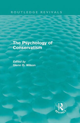 ﻿روانشناسی محافظه کاری