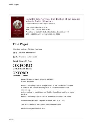 ﻿فرودستی های پیچیده: شاعرانگی صدای ضعیف در ادبیات لاتین