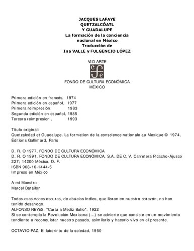 ﻿Quetzalcoatl و Guadalupe: شکل گیری آگاهی ملی در مکزیک