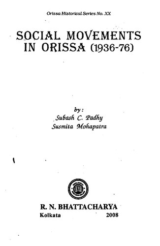 ﻿جنبش های اجتماعی در اوریسا (1936-76)