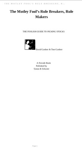 ﻿قانون شکنان احمق متقاطع قانون سازان: راهنمای احمقانه برای انتخاب سهام