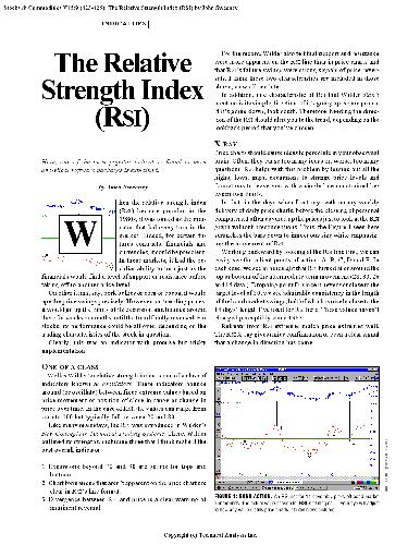 ﻿شاخص قدرت نسبی (RSI)