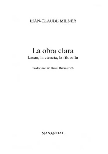 ﻿اثر روشن: لاکان، علم، فلسفه