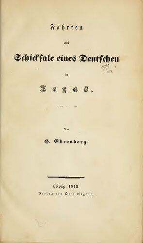 ﻿سفرها و سرنوشت یک آلمانی در تگزاس