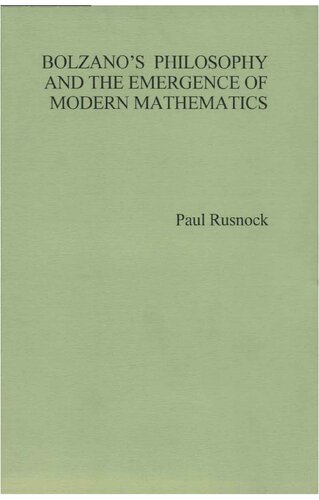 ﻿فلسفه بولزانو و ظهور ریاضیات مدرن: 30