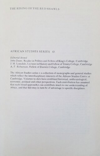 ﻿ظهور شال های قرمز: شورش در ماداگاسکار 1895-1899