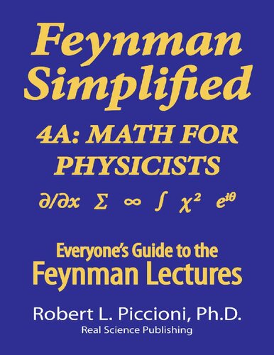 ﻿Feynman 4A ساده شده: ریاضی برای فیزیکدانان