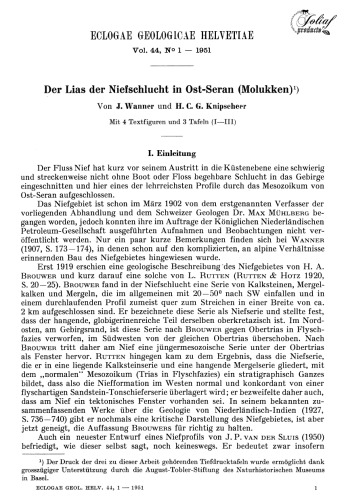 ﻿The Lias of the Nief Gorge in East Seran (Moluccas)