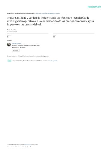 ﻿کار، فایده و حقیقت: تأثیر تکنیک ها و فناوری های تحقیق در عملیات بر شکل گیری قیمت های تجاری و تأثیر آنها بر نظریه های ارزش. تحلیل تطبیقی ​​از نظریه بسته شدن مقوله ای