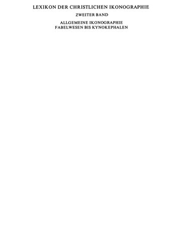 ﻿واژه نامه شمایل نگاری مسیحی ، جلد 2: شمایل نگاری عمومی: موجودات اسطوره ای - Kynokephalen