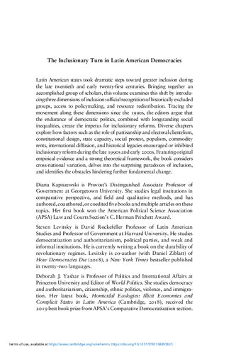 ﻿چرخش شمول در دموکراسی های آمریکای لاتین