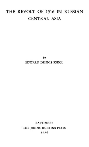 ﻿شورش سال 1916 در آسیای میانه روسیه
