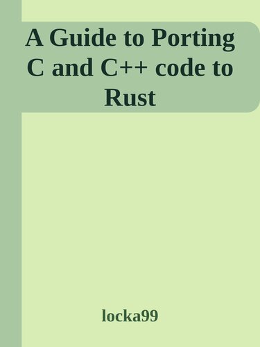 ﻿راهنمای انتقال C C به Rust