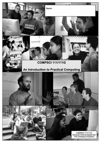 ﻿Auckland COMPSCI 111 Practical Computing Reference Manual
