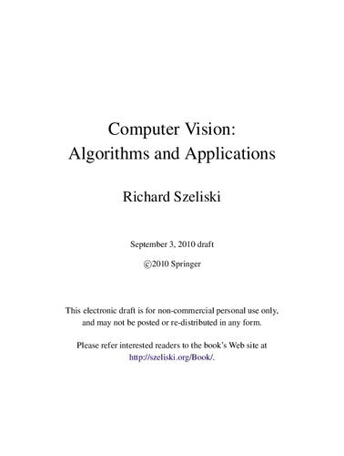 ﻿الگوریتم ها و برنامه های بینایی کامپیوتر