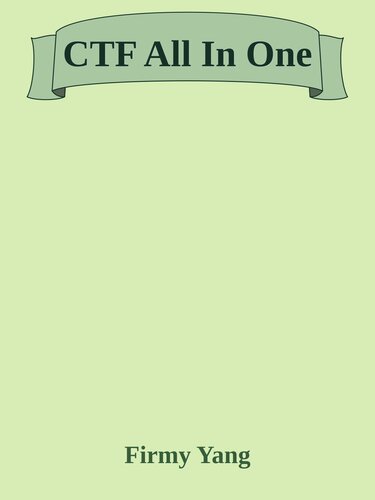 ﻿CTF-All-In-One 2018.1.24