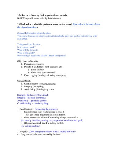 ﻿یادداشت های سخنرانی امنیت سیستم (StonyBrook CSE509)