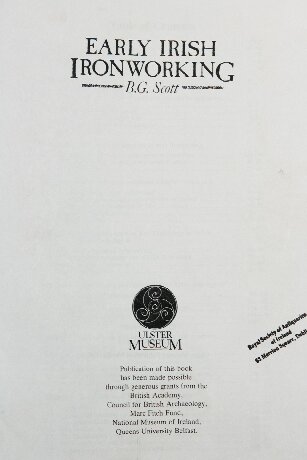 ﻿آهن‌کاری ایرلندی اولیه