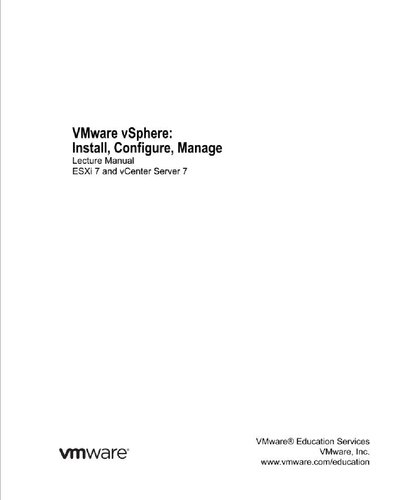 ﻿VMware vSphere: نصب، پیکربندی، مدیریت نسخه 7.0