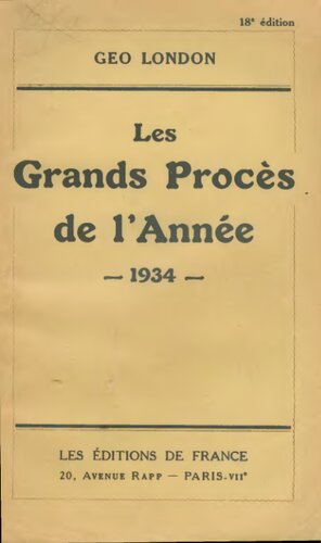 ﻿محاکمه های اصلی 1934