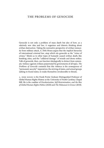 ﻿مشکلات نسل کشی امنیت دائمی و زبان تخطی