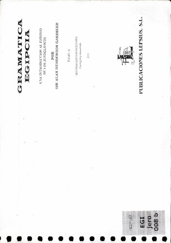 ﻿دستور زبان مصری (جلد 2)