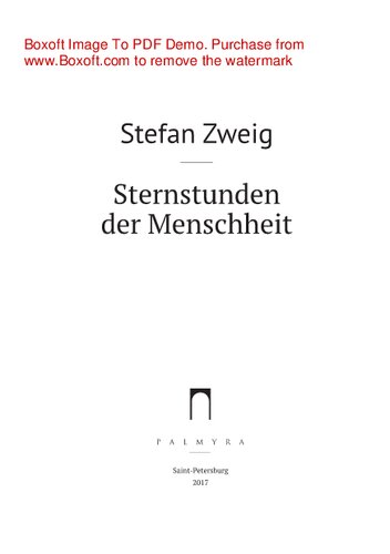 ﻿Sternstunden der Menschheit