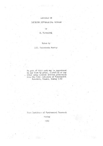 ﻿در مورد سیستم های دیفرانسیل خارجی