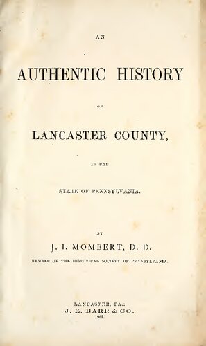 ﻿تاریخ معتبر شهرستان لنکستر در ایالت پنسیلوانیا