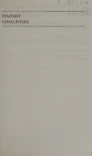 ﻿چالش های فمینیستی: نظریه اجتماعی و سیاسی