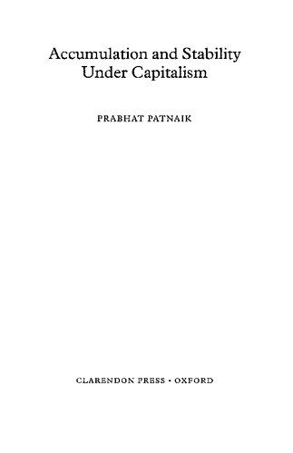 ﻿انباشت و ثبات در سرمایه داری