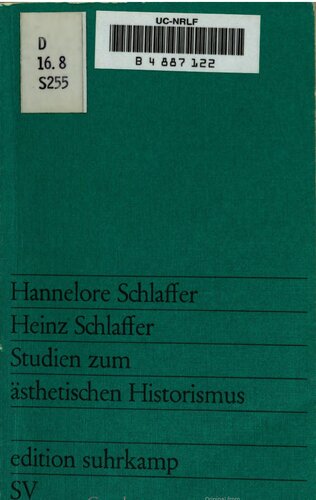 ﻿مطالعات تاریخ‌گرایی زیبایی‌شناختی