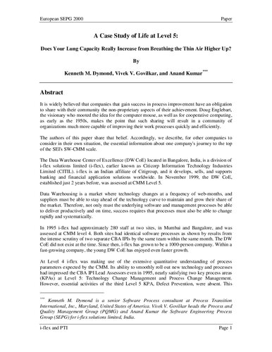 ﻿مطالعه موردی زندگی در سطح 5