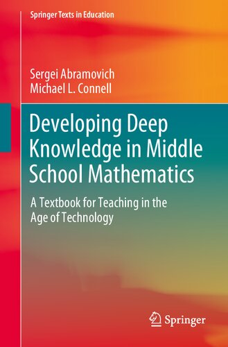 ﻿توسعه دانش عمیق در ریاضیات دوره راهنمایی: کتاب درسی برای تدریس در عصر تکنولوژی