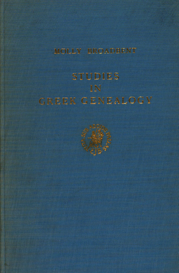 ﻿مطالعات در تبارشناسی یونانی