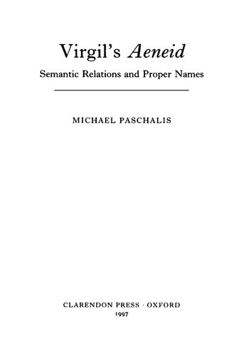 ﻿آینه ویرژیل: روابط معنایی و نام‌های خاص