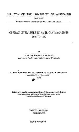 ﻿ادبیات آلمانی در مجلات آمریکایی 1846 تا 1880