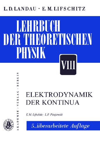 ﻿جزوه درسی فیزیک نظری - جلد هشتم - الکترودینامیک پیوسته